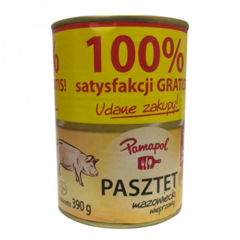 Паштет свинний 390г ТМ Pamapol