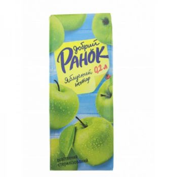 Сік яблуко виноград 0.2л ТМ Ранок