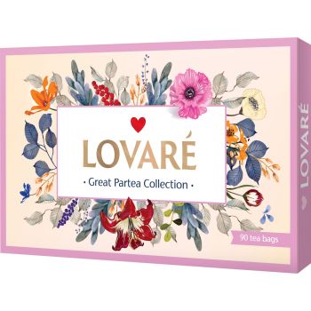 Чай Lovare Great Partea Collection Асорті 18 видів по 5 шт 