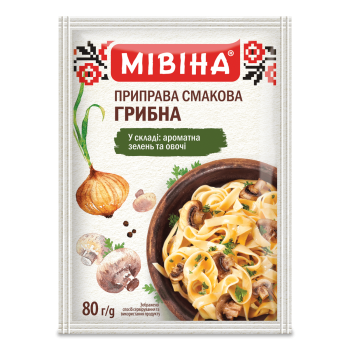 Приправа Грибна 80г ТМ Мівіна