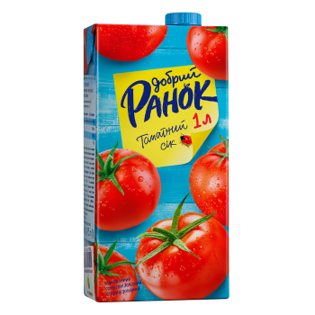 Сік томатний 1л ТМ Ранок