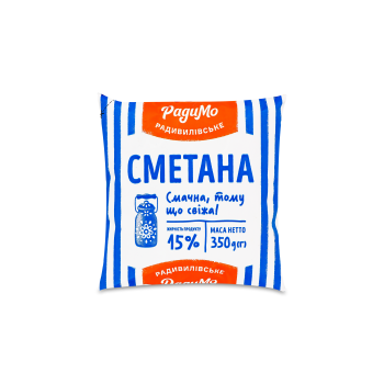 Сметана 15% 350г ТМ Радимо
