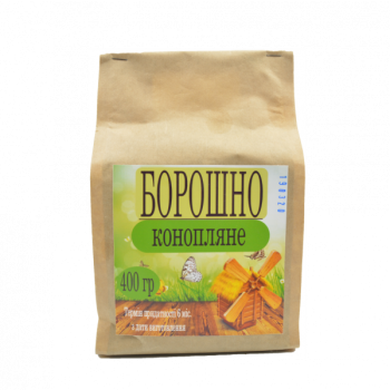Борошно конопляне 400г