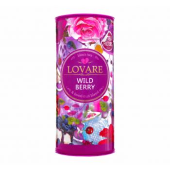Чай Дика ягода Wild berry 80г ТМ LOVARE