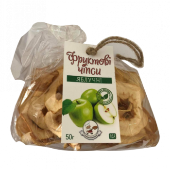 Чіпси фруктові яблуко 50г ТМ DЖMIL