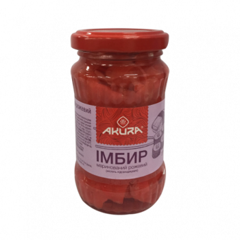 Імбир маринований рожевий 180г ТМ Akura