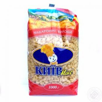 Макарони Ріжки 1кг ТМ Київ Мікс 