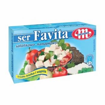 Сир фета Favita 18% 270г ТМ Mlekovita