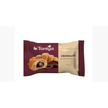Круасан Шоколад в інд.упаковці 1,32кг (33шт*40г) ТМ Toniya