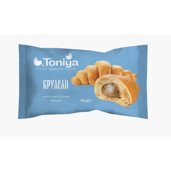 Круасан Згущене Молоко в інд.упаковці (33шт*40г) 1,32кг TM Toniya