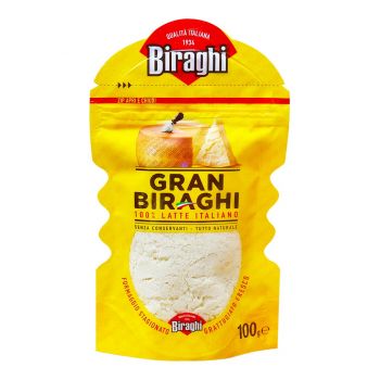 Сир твердий тертий 100г ТМ Gran Biraghi