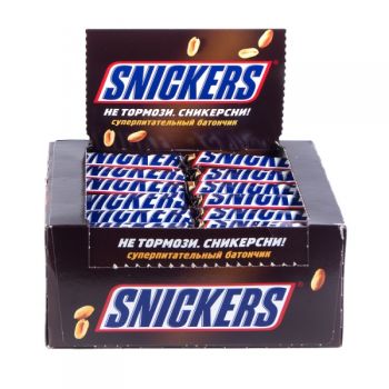 Батончик Snickers 40 шт