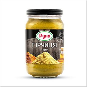 Гірчиця `Руна` міцна 210г