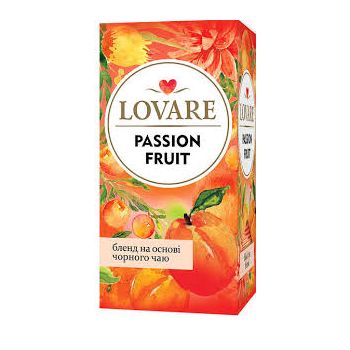 Чай Пристрасний фрукт Passion Fruit 24пакети  ТМ LOVARE