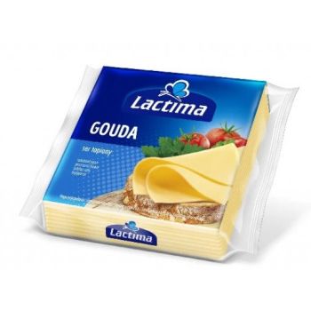 Сир плавлений скибками 130г ТМ Lactima