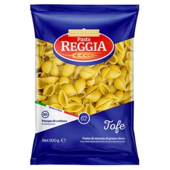 Макарони Черепашки №62 500г ТМ Reggia